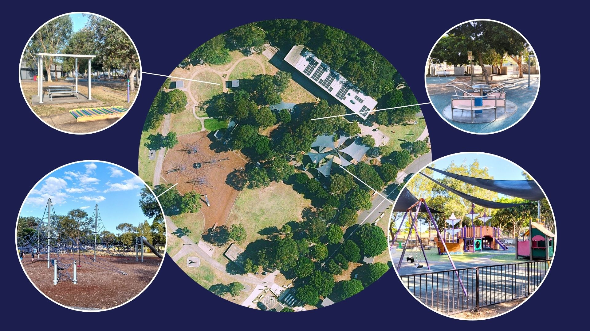 Aerial view of Playspace 